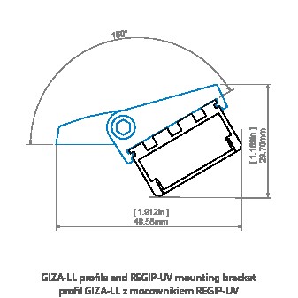 LED-профіль KLUS GIZA-LL, 2 метра (KLUS_A00758A_2) - фото №8