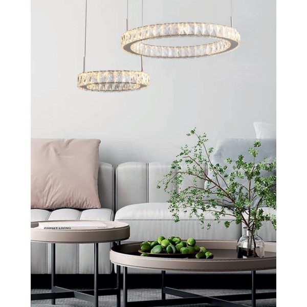 Підвісний світильник, люстра Zuma Line 5905316668140 Girona LED 2x36W 3000K 4200Lm IP20 золотий - фото №1