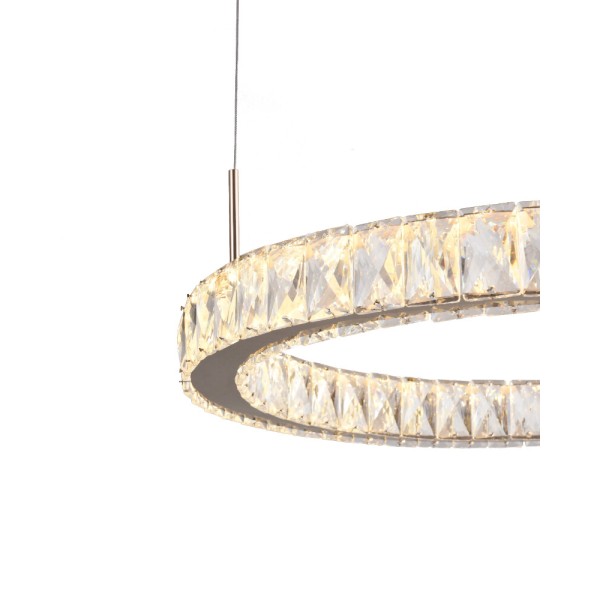 Підвісний світильник, люстра Zuma Line 5905316668140 Girona LED 2x36W 3000K 4200Lm IP20 золотий - фото №4