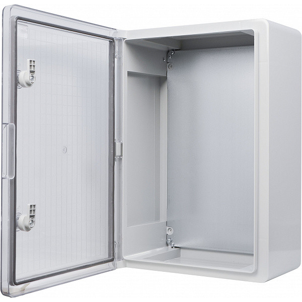 Ударостійкий корпус з АБС-пластику Аско-Укрем UBox 350x500x190мм (прозорі дверцята)