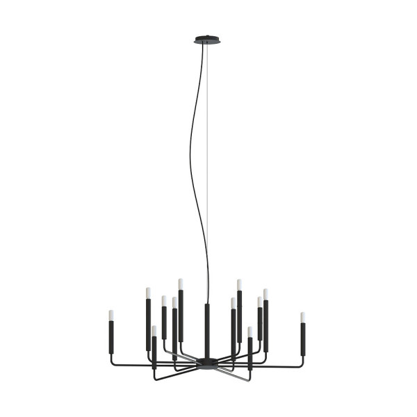 Подвесной светильник, люстра Nowodvorski 11462 Orto XII A E14 12x10W IP20 черный
