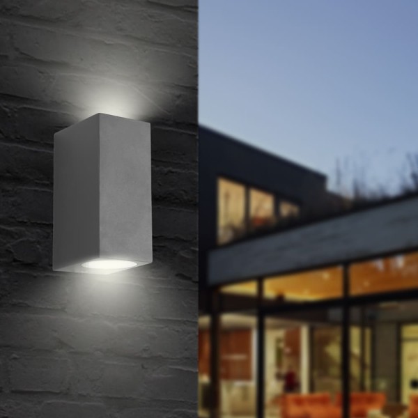 Светильник фасадный Violux POKER-2D 2x35Вт GU10 IP44 черный ( 500330 ) - фото №2