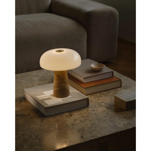 Настільна лампа Nordlux 2520015009 Glossy E14 1x15W IP20 бежева - фото №1