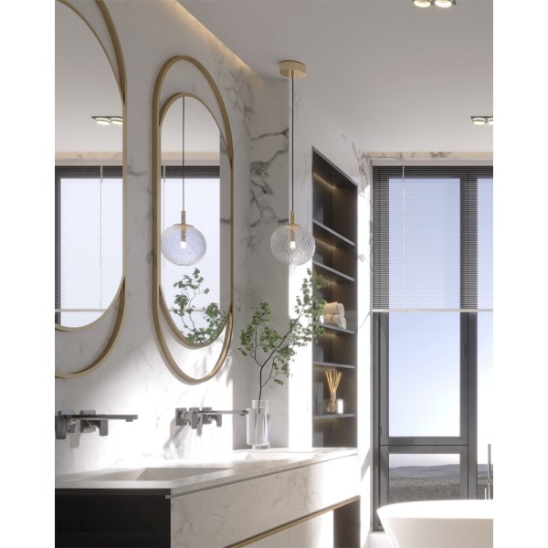 Подвесной светильник, люстра TK Lighting 759 Cadix G9 1x8W IP20 золотой - фото №1