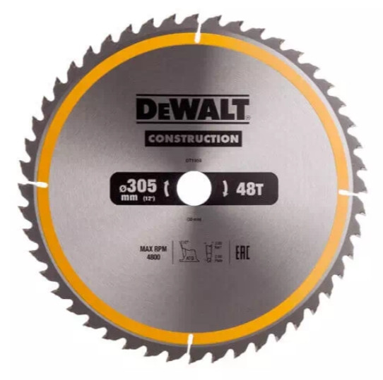 Пильный диск DeWALT DT1959 48 ATB чистый рез
