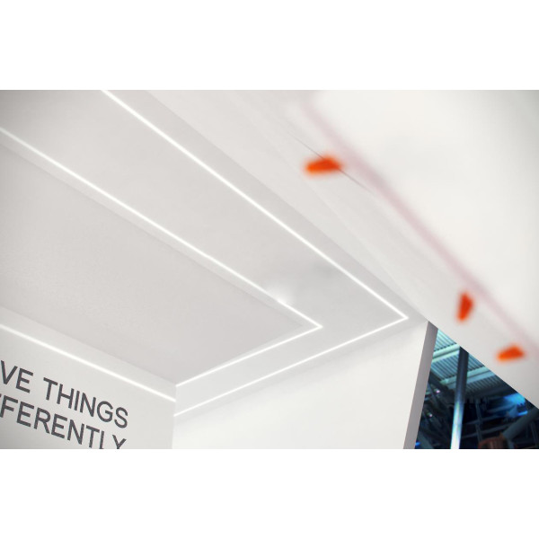 Профиль для светодиодной ленты Lumines ZATI белый - фото №3