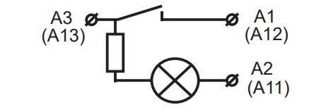 Жовтий вимикач з лампою тліючого розряду Elko-ep USS-09 - фото №1