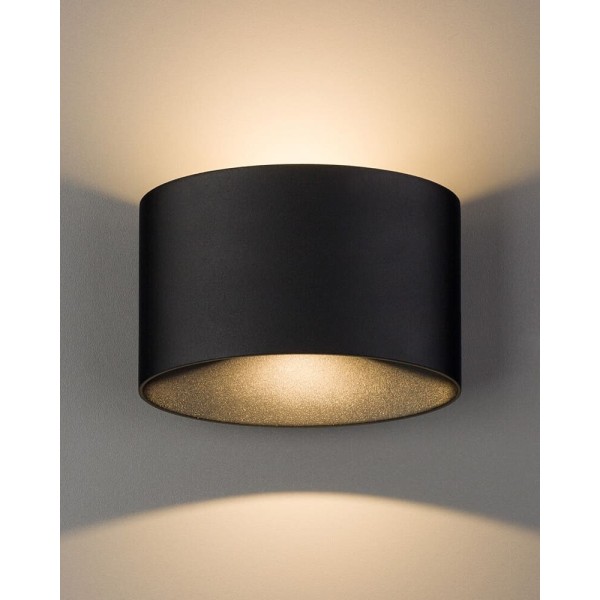 Вуличний світильник Nowodvorski 8182 Ellipses LED 2x5W 3000K 700Lm IP54 чорний - фото №1