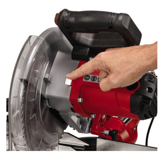 Торцева пила настільна з протяжкою Einhell 1900 Вт з лазером та нахилом диску вліво 45° (4300805) - фото №3