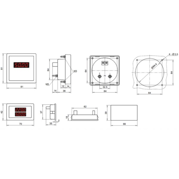 Універсальний електровимірювальний прилад Аско-Укрем ЦАВ-100 LB - фото №3