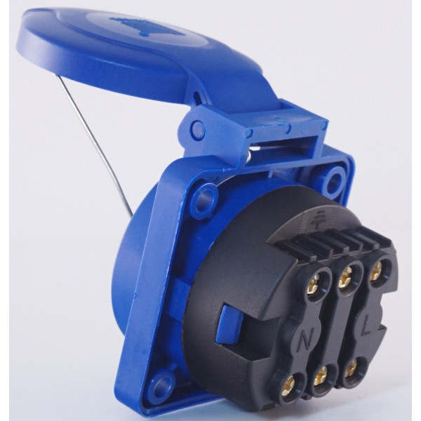 Вбудований силовий роз'єм Sez D.3153S - фото №7