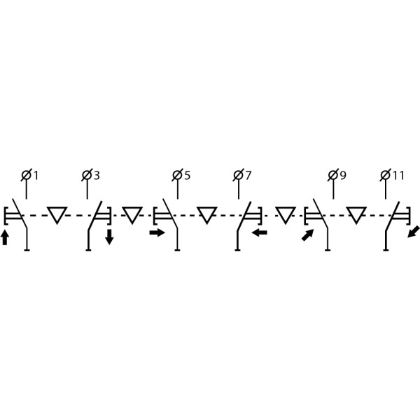 Пост Аско-Укрем COB63 на 6 кнопок (A0140050003) - фото №5