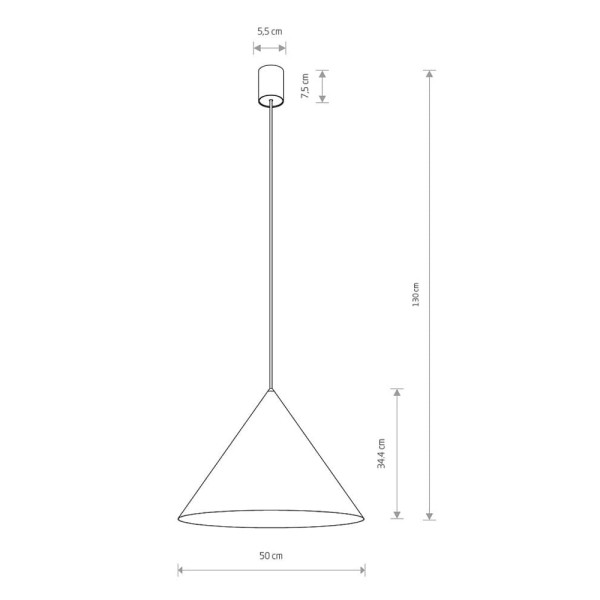 Подвесной светильник, люстра Nowodvorski 8005 Zenith L GU10 1x35W IP20 Черный - фото №1