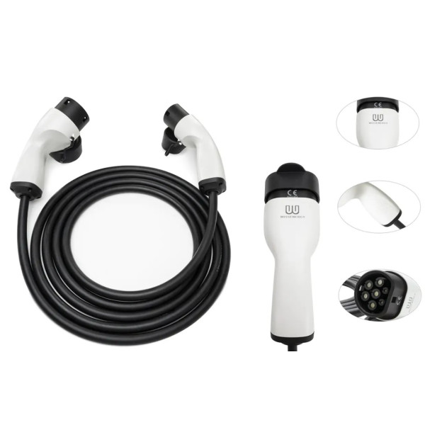 Зарядний кабель Wissenergy MS004 32A Type 2 - Type 2 - фото №4
