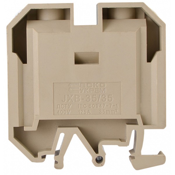 Клеммник Аско-Укрем JXB 35/35 желтый (A0130010021) - фото №1