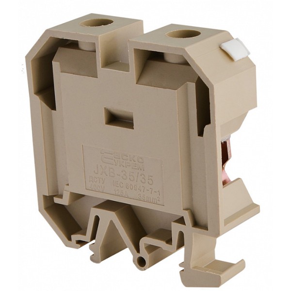 Клеммник Аско-Укрем JXB 35/35 желтый (A0130010021) - фото №2