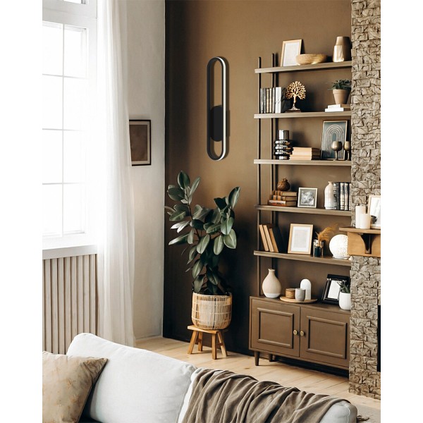 Бра, настенный светильник Goldlux 335203 Cordoba LED 1x12W 4000K 1500Lm IP20 черный - фото №1