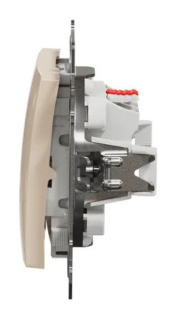 Выключатель Schneider Electric Sedna Design & Elements с подсветкой бежевый SDD112101L - фото №3