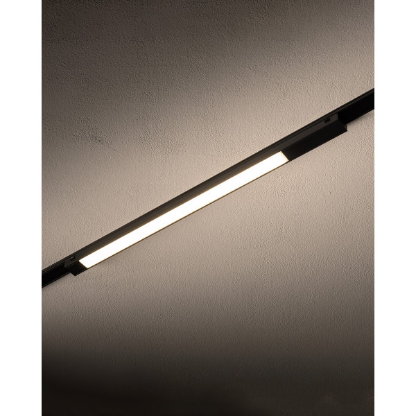 Магнітний трековий світильник Nowodvorski 11308 UT-LVM Line LED 1x18W 3000K 1500Lm IP20 чорний - фото №1