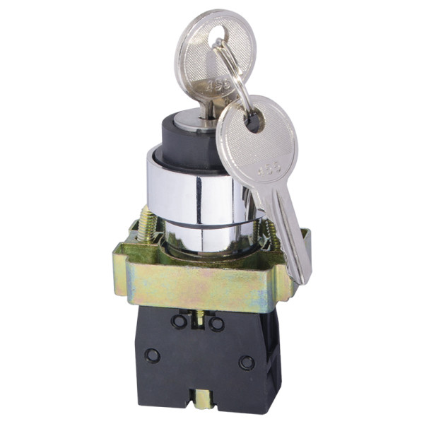 Переключатель CNC LAY5-ВG33 3-х позиционный 2NO с ключом (Б00030977)