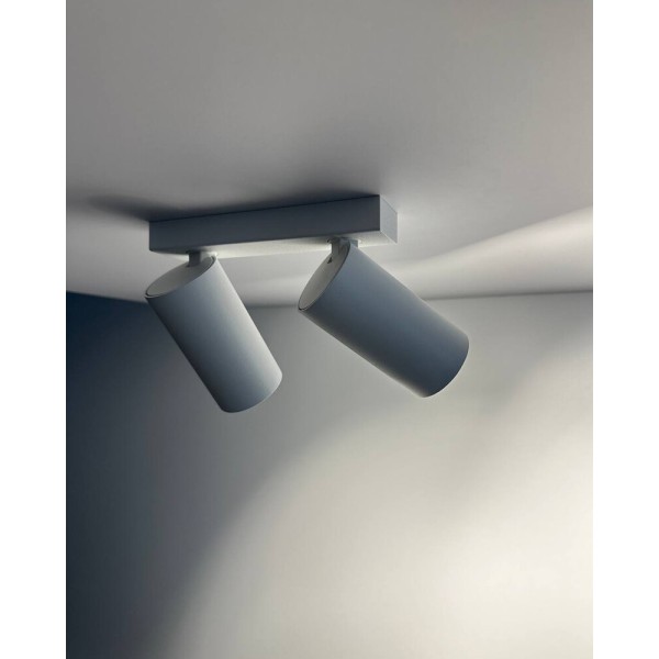 Светильник поворотный, спот Nowodvorski 7774 Mono II GU10 2x10W IP20 белый - фото №2