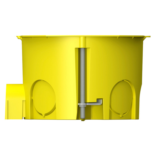 Монтажна набірна коробка для порожніх стін Plank Electrotechnic BOXES MB002 (PLK4002400) типу МВ 65х45мм (жовта) - фото №1