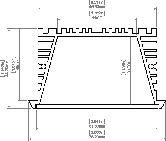 LED-профиль KLUS SEKOMA, 2 метр (KLUS_A06595A_2) - фото №6