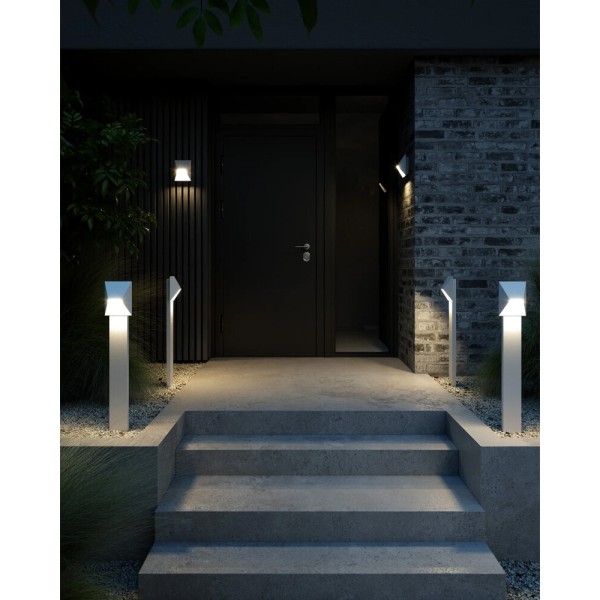 Вуличний світильник Nordlux 2218171001 Pontio GU10 1x25W IP54 білий - фото №1