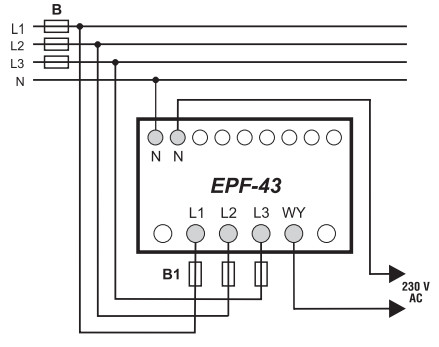 Реле автоматичного вибору фаз Eti EPF-43230/400В (2470280) - фото №1