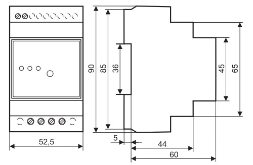 Реле автоматичного вибору фаз Eti EPF-43230/400В (2470280) - фото №2