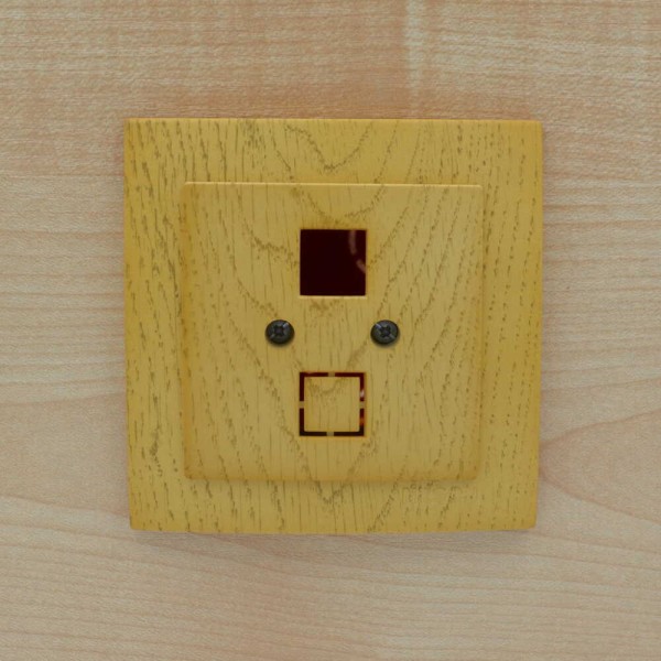 Розетка Nilson Touran клен комп'ютерна без модуля ( 24281042 ) - фото №3