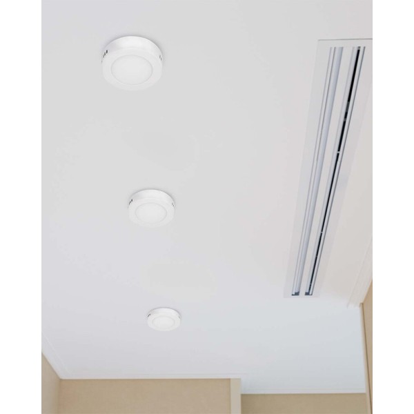 Світильник стельовий Goldlux 336057 Rigel LED 1x4.8W 4000K 550Lm IP20 білий - фото №1