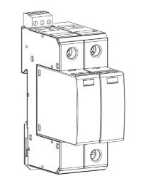 Ограничитель перенапряжения ETI 002440401 ETITEC C T2 275/20 (1+1) 2p - фото №3