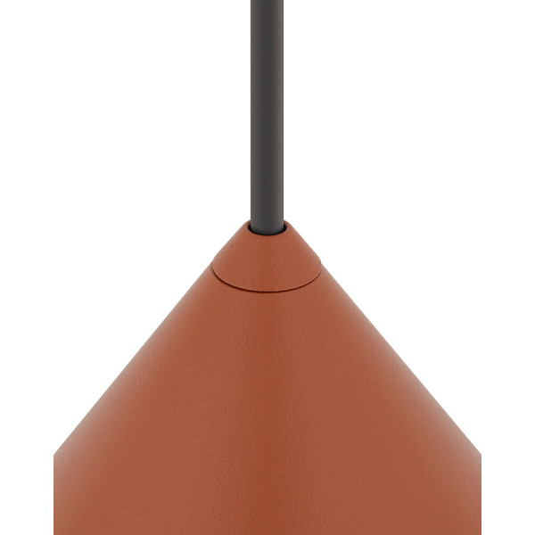 Подвесной светильник, люстра Nowodvorski 11490 Zenith S GU10 1x20W IP20 терракотовый - фото №4