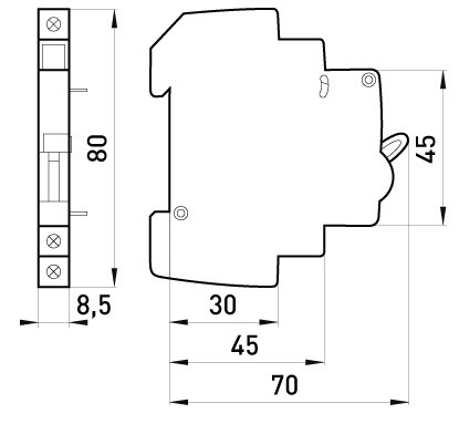 Дополнительный контакт E.Next e.mcb.alt (p042101) - фото №1