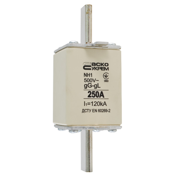 Запобіжник Аско-Укрем NH1 250A gG (A0050010032) - фото №2