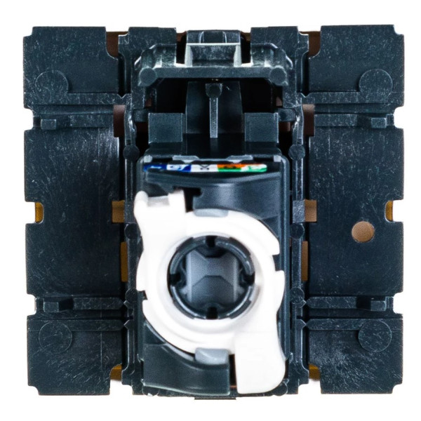 Розетка компьютерная Legrand Mosaic UTP Cat. 5e RJ 45 2-модульная - фото №1