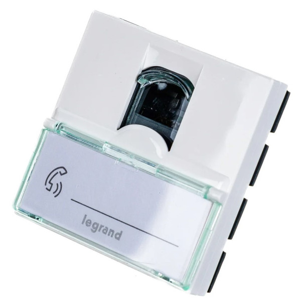 Розетка компьютерная Legrand Mosaic UTP Cat. 5e RJ 45 2-модульная - фото №2