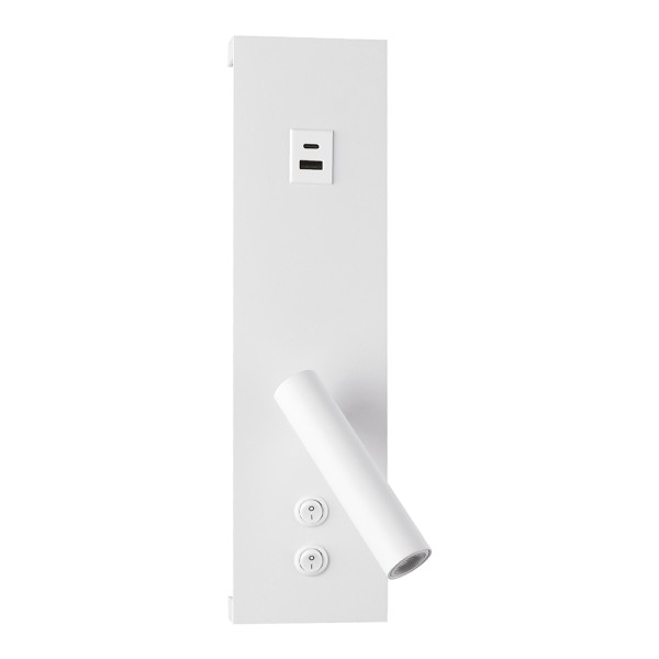 Светильник настенный Violux BITRIX-W USB 15W 3000/4200/6000K 865Lm IP20 белый ( 553006 ) - фото №3