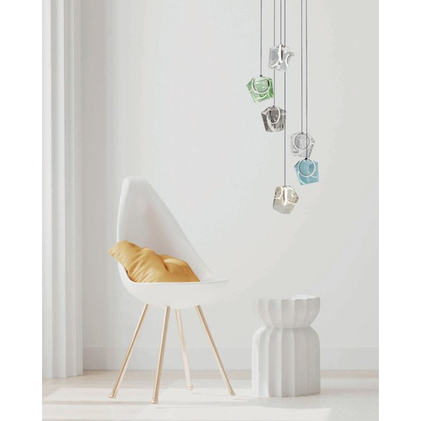 Підвісний світильник, люстра Zuma Line 5905316671386 Colore LED 6x6W 3000K 806Lm IP20 різнокольоровий - фото №1