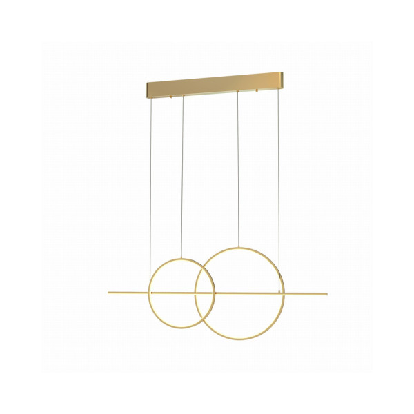 Люстра Zuma Line MD7358-2A-3GT Cholet Led 1x34W 3000K 4000Lm IP20