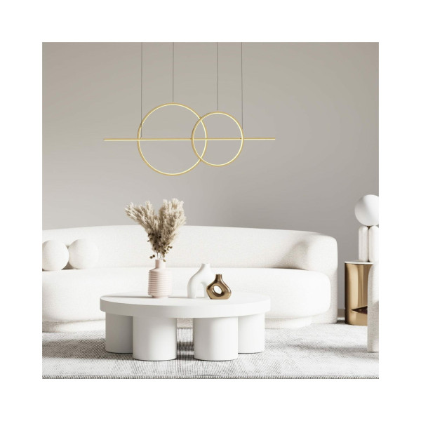 Люстра Zuma Line MD7358-2A-3GT Cholet Led 1x34W 3000K 4000Lm IP20 - фото №1