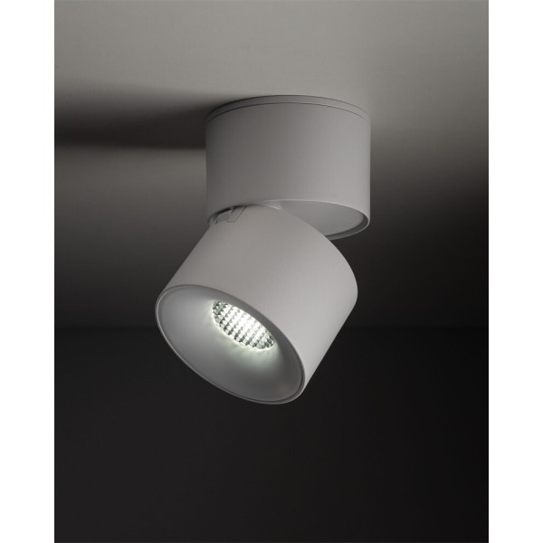 Светильник поворотный, спот TK Lighting 18168 Spark LED 1x10W 3000K/4000K/6000K 488Lm IP20 белый - фото №1