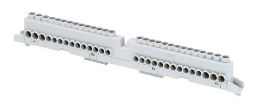 Шина PEN 80А 2x(2x16+7x10) 8М GEWISS (GW40408B)