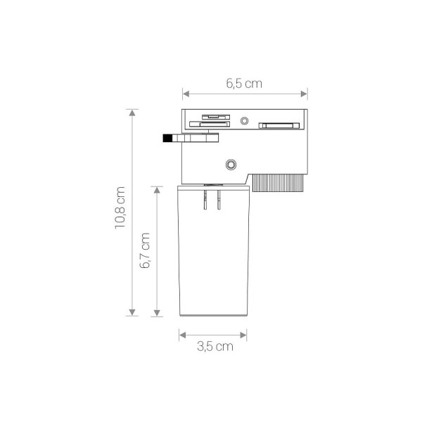 Основание Nowodvorski 8360 Cameleon Canopy G 10W IP20 Bl - фото №1