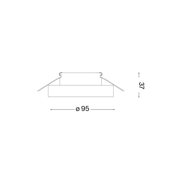 Точечный светильник Ideal Lux 83254 Blues GU10 1x50W IP20 прозрачный - фото №2