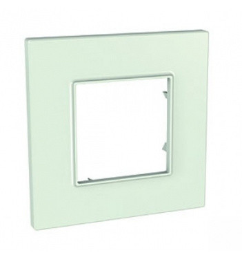 Рамка 1-місна, Unica Quadro, скло Schneider Electric