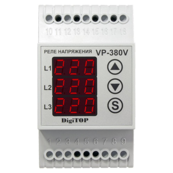 Реле контролю фаз DigiTOP Vp-380 - фото №1