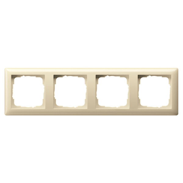 Рамка чотиримісна Gira Standard 55 кремова (021401)
