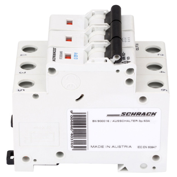 Вимикач навантаження Schrack BM900016 63А 3P - фото №7